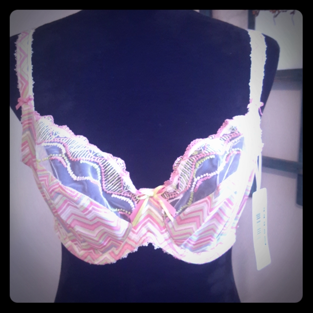Freya Tabitha plunge bra in Sherbet. 38DD